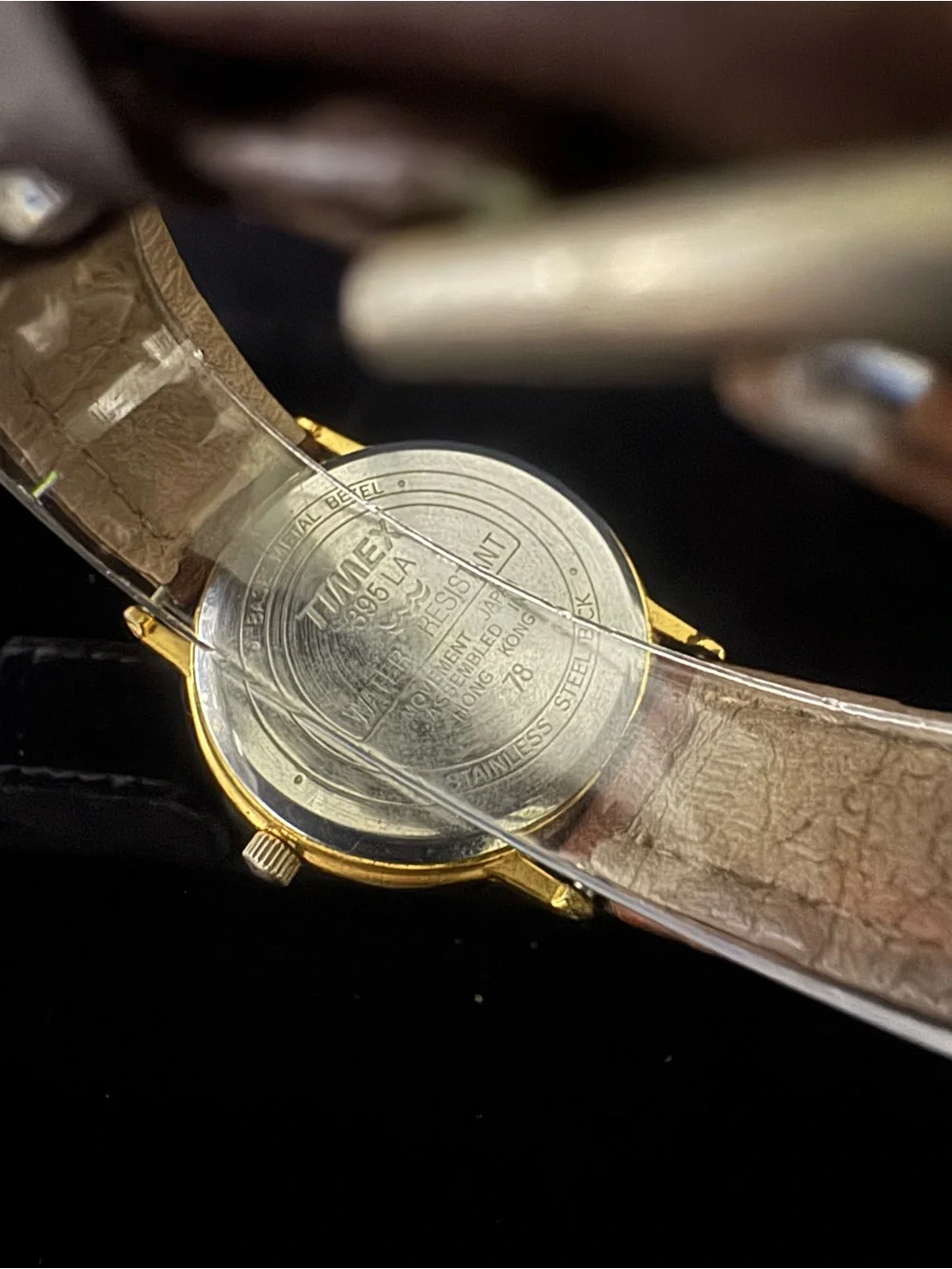 Timex wristwatch gold